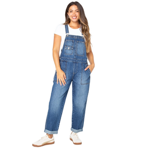 Celebrity Pink Women's Classic Blue Overalls